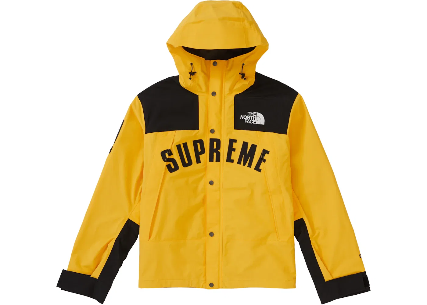 Мужская куртка-парка с принтом Arc Logo Supreme The North Face, Yellow