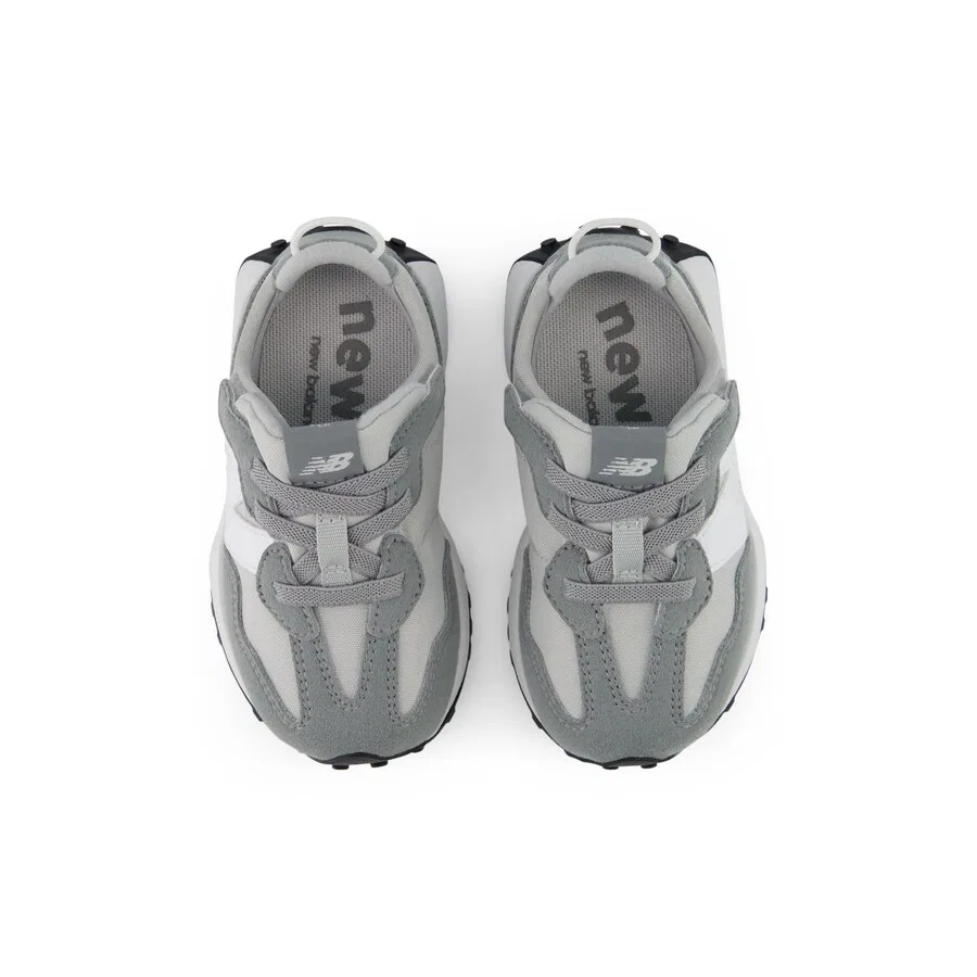 Кроссовки New Balance '327 New-B' в серо-бежевом темно-сером цвете — фото 4