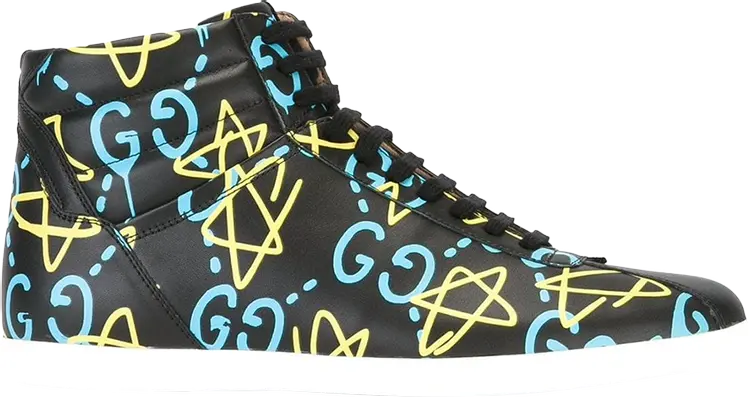 

Кроссовки Gucci Ghost Hi Top Sneaker, черный
