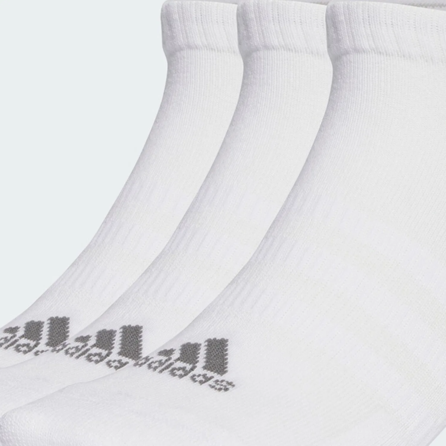 Детские носки-невидимки, комплект из 3 пар, Adidas, White — фото 4