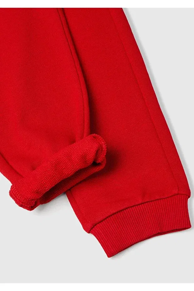 Детские спортивные штаны для мальчиков с принтом Boy'S Red Back Pocket Logo United Colors Of Benetton, Red — фото 2