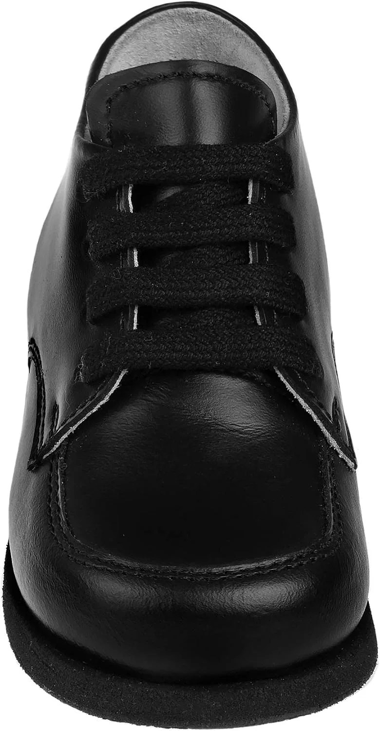 Детские кожаные ботинки на щиколотке Unisex Josmo, Black — фото 2