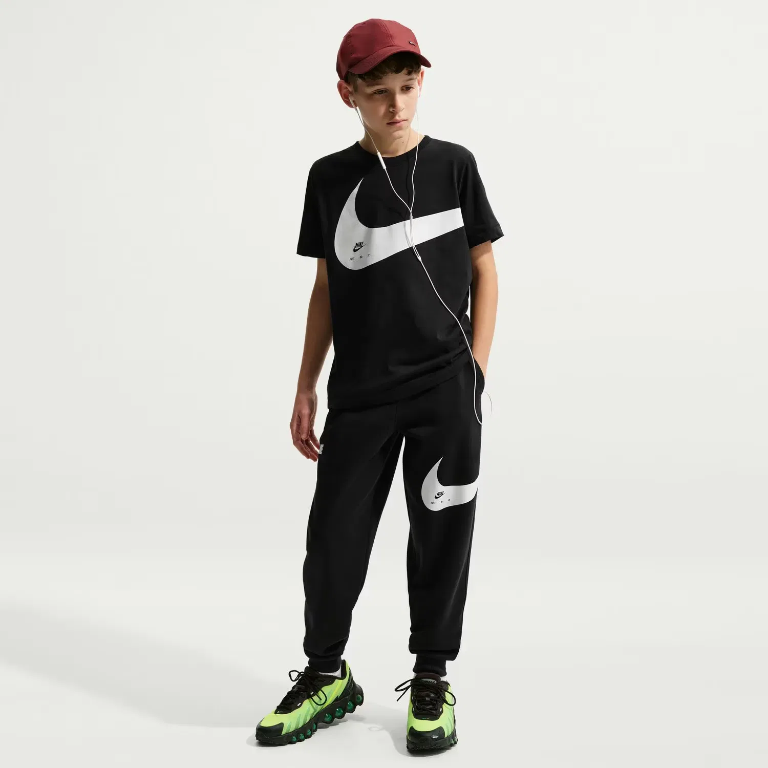 Детские спортивные штаны Nike Club Brnd Nrg Flc Jggr, Negro