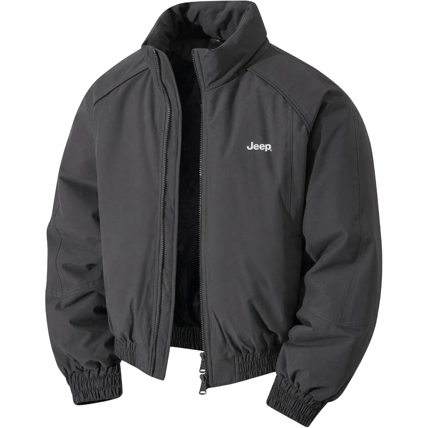 Детский пуховик с капюшоном Jeep, Dark Gray