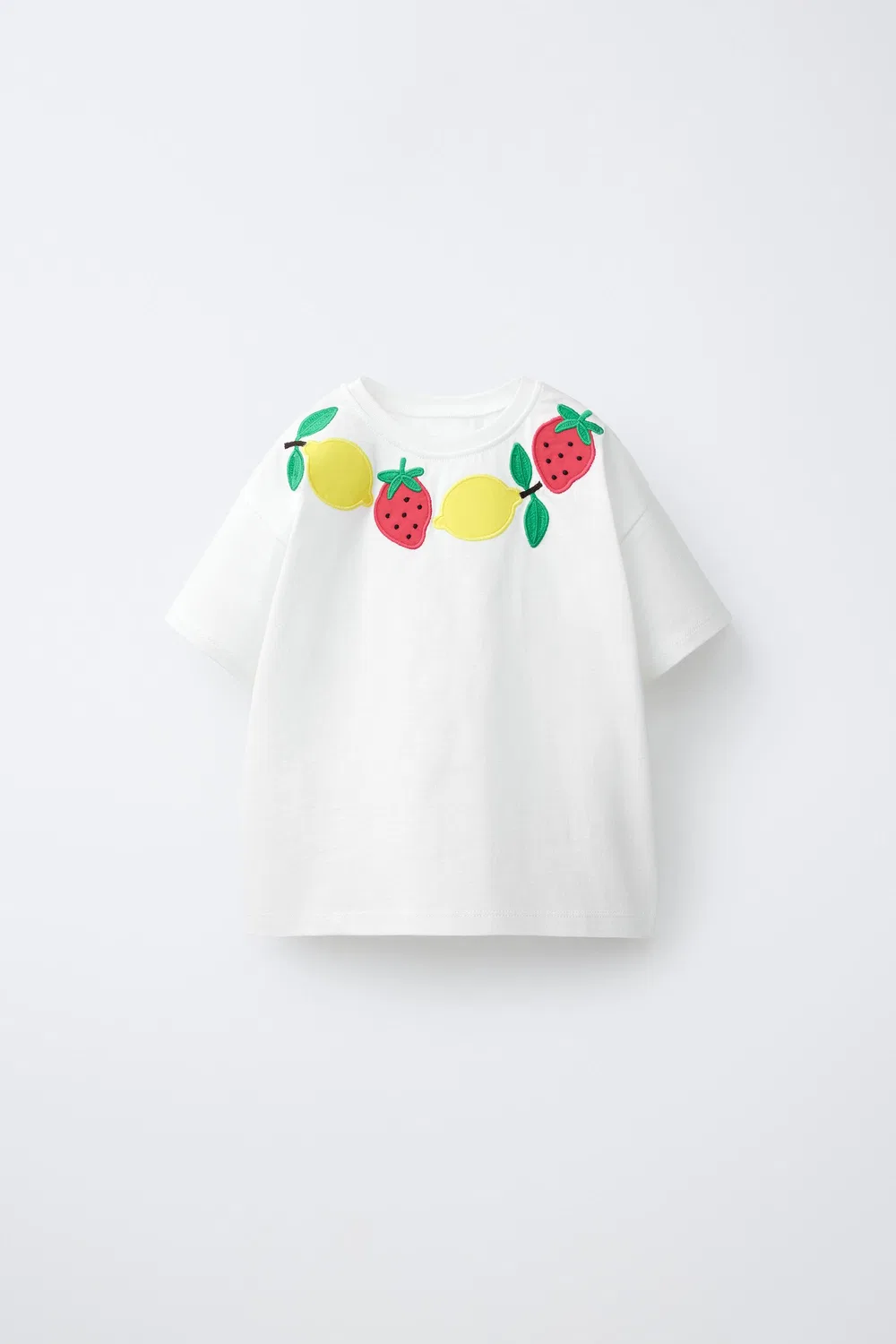 ФРУКТОВАЯ ФУТБОЛКА ZARA, White