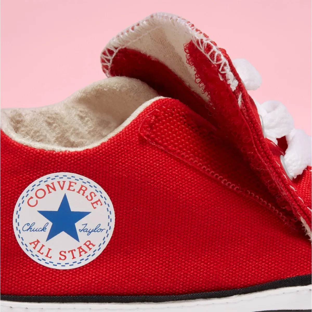 Детские пинетки Chuck Taylor All Star Cribster Canvas от Converse, красный — фото 3
