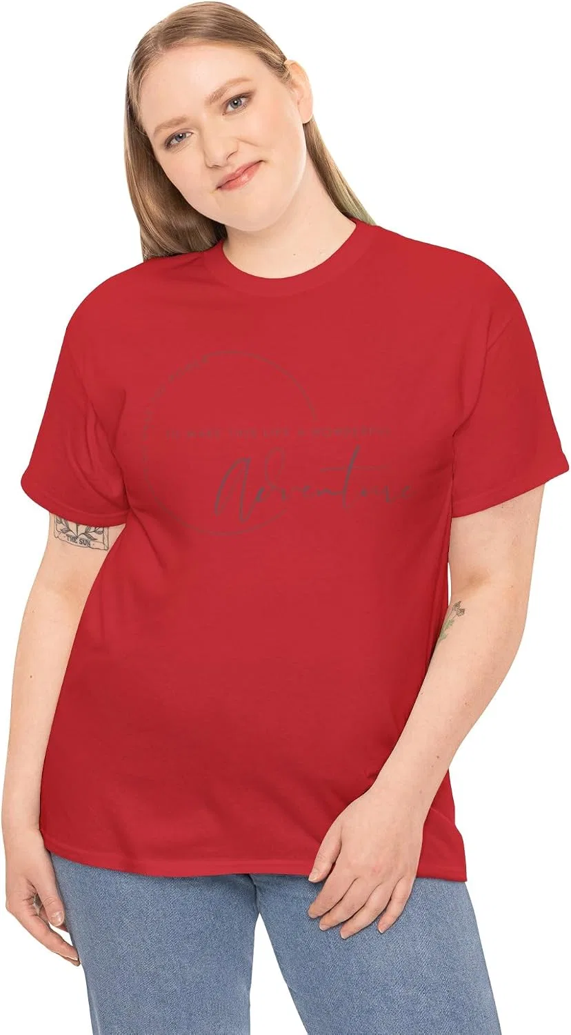 Футболка хлопковая Heavy Cotton Tee, Red — фото 3