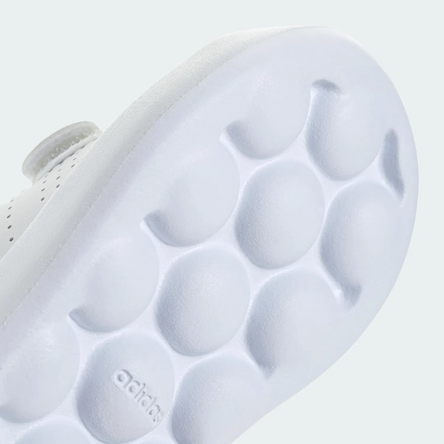 Детские кроссовки с липучками Advantage Kids Adidas, Cloud White Bliss Pink Core Black — фото 4