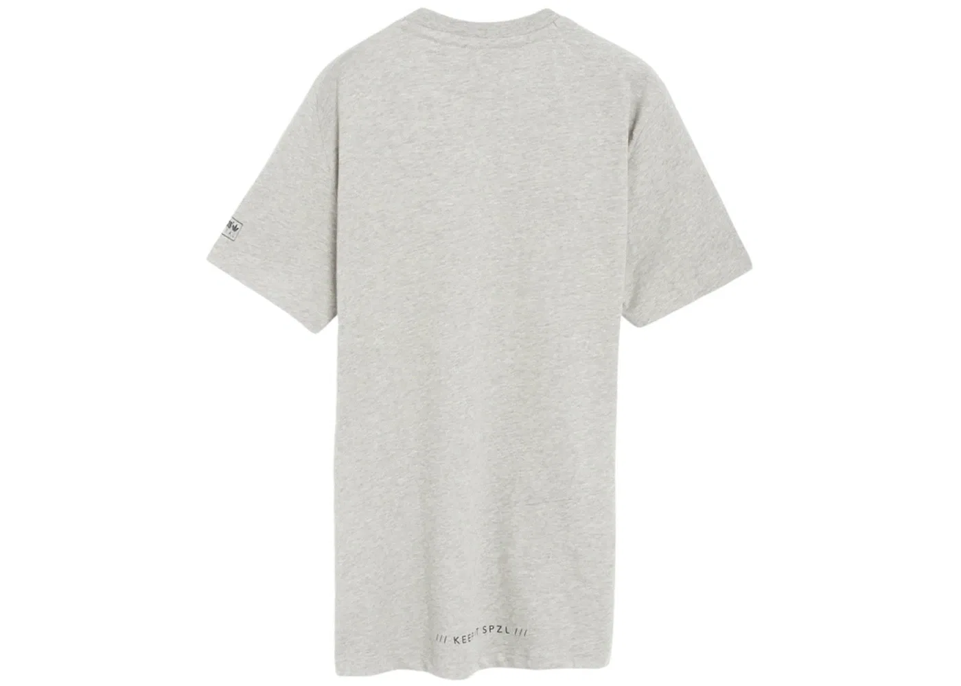 Мужская футболка с коротким рукавом Adidas Originals Spezial Mod Trefoil Tee, Grey Heather — фото 2