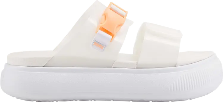 Сандалии Puma Wmns Suede Mayu Pop Sandal White Fizzy Melon, белый