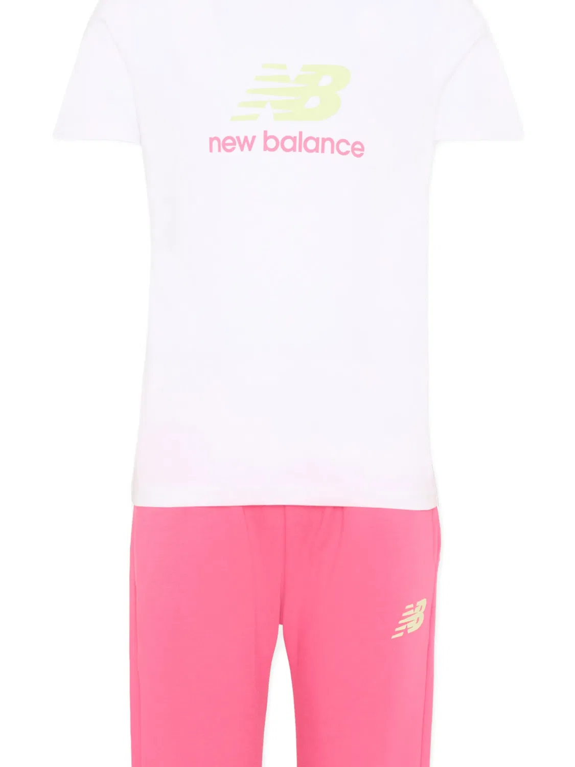 Логотип Футболка Спортивный Костюм New Balance, розовый — фото 2