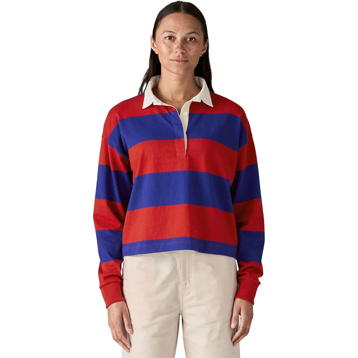 Женская футболка поло с длинным рукавом Patagonia, Cobalt Blue