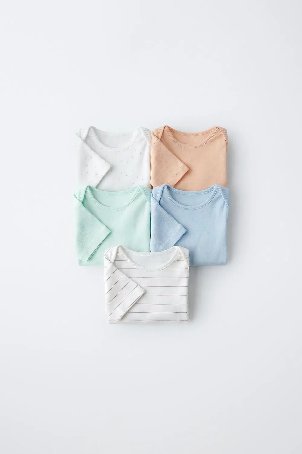 Набор из 5 боди Drops and Stripes ZARA, Multicoloured