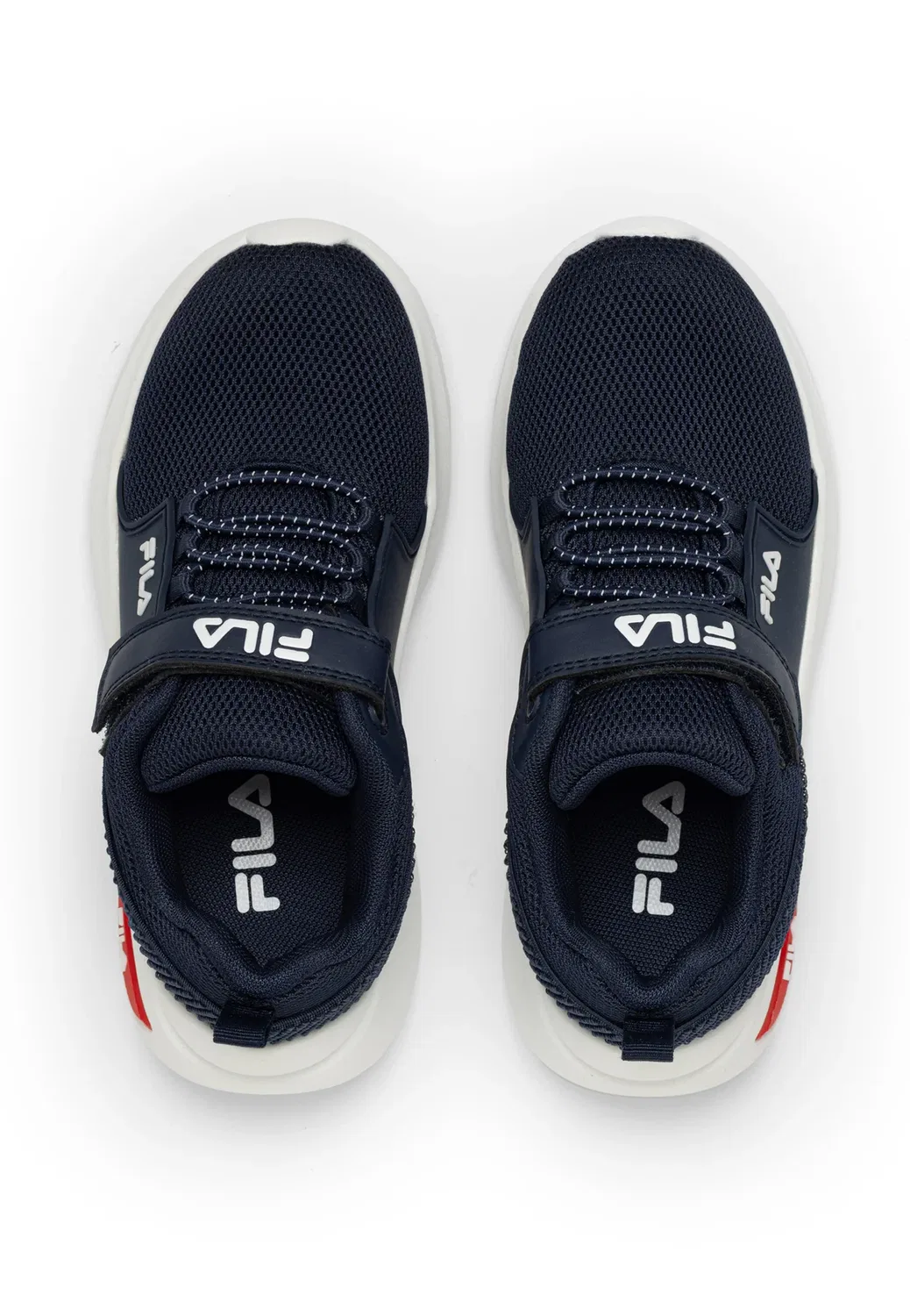Обувь Upspark на липучках, детская, унисекс - кроссовки Fila, Fila Navy-Fila Red — фото 3