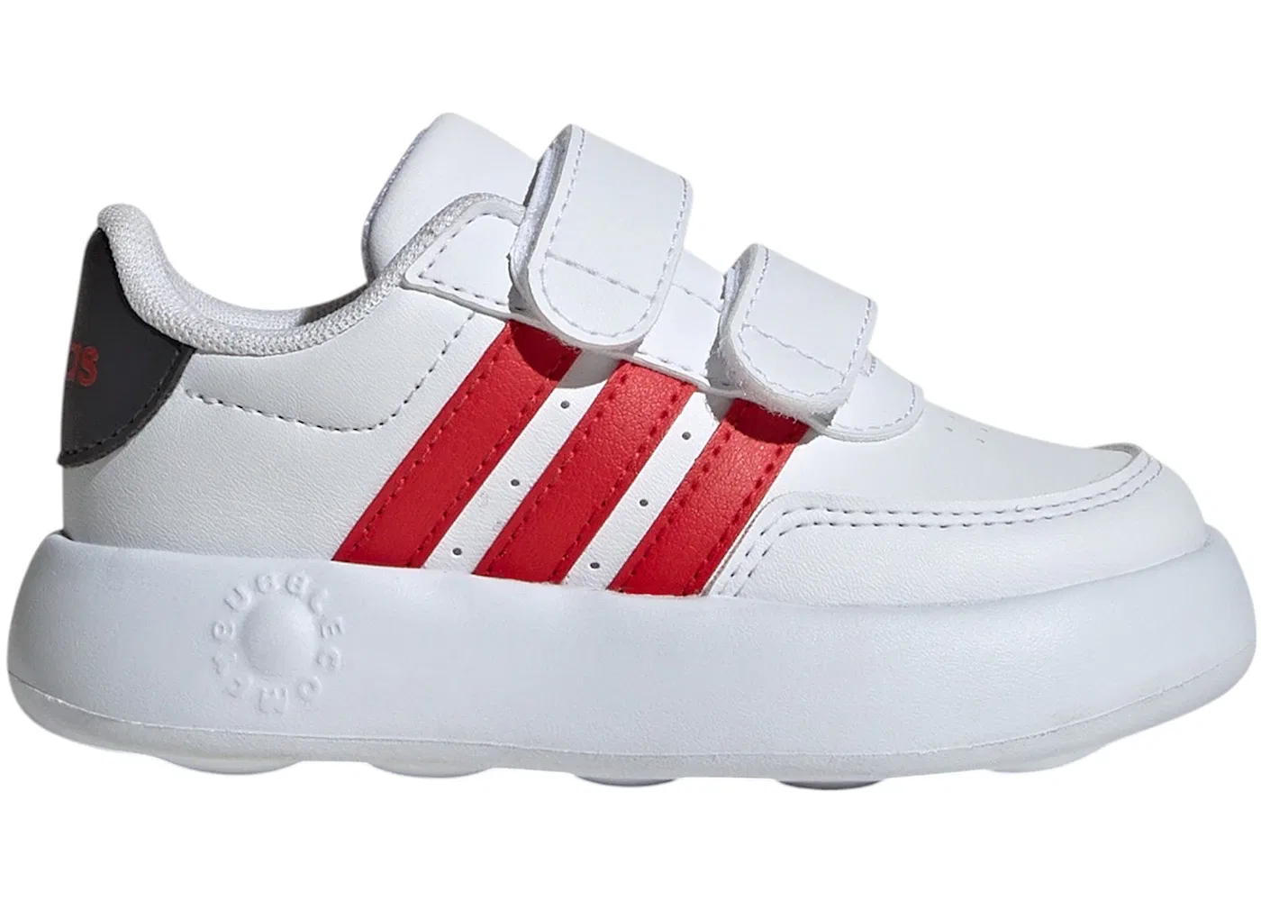Детские кроссовки с закрытыми носками Adidas Breaknet 2.0 Adidas, Cloud White Better Scarlet Carbon