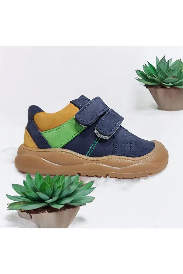 Детские ботинки для мальчиков из натуральной кожи Viva Shoes, Navy Blue