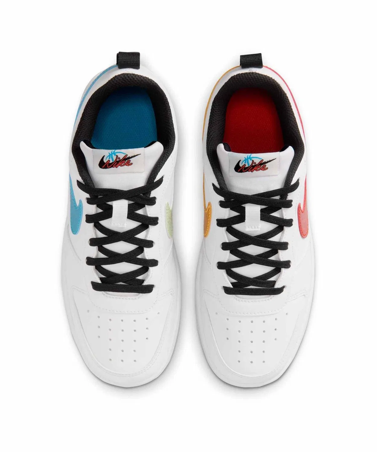 Детские кроссовки с низким профилем Nike Court Borough Low Big Kids' Shoes, Белый — фото 4