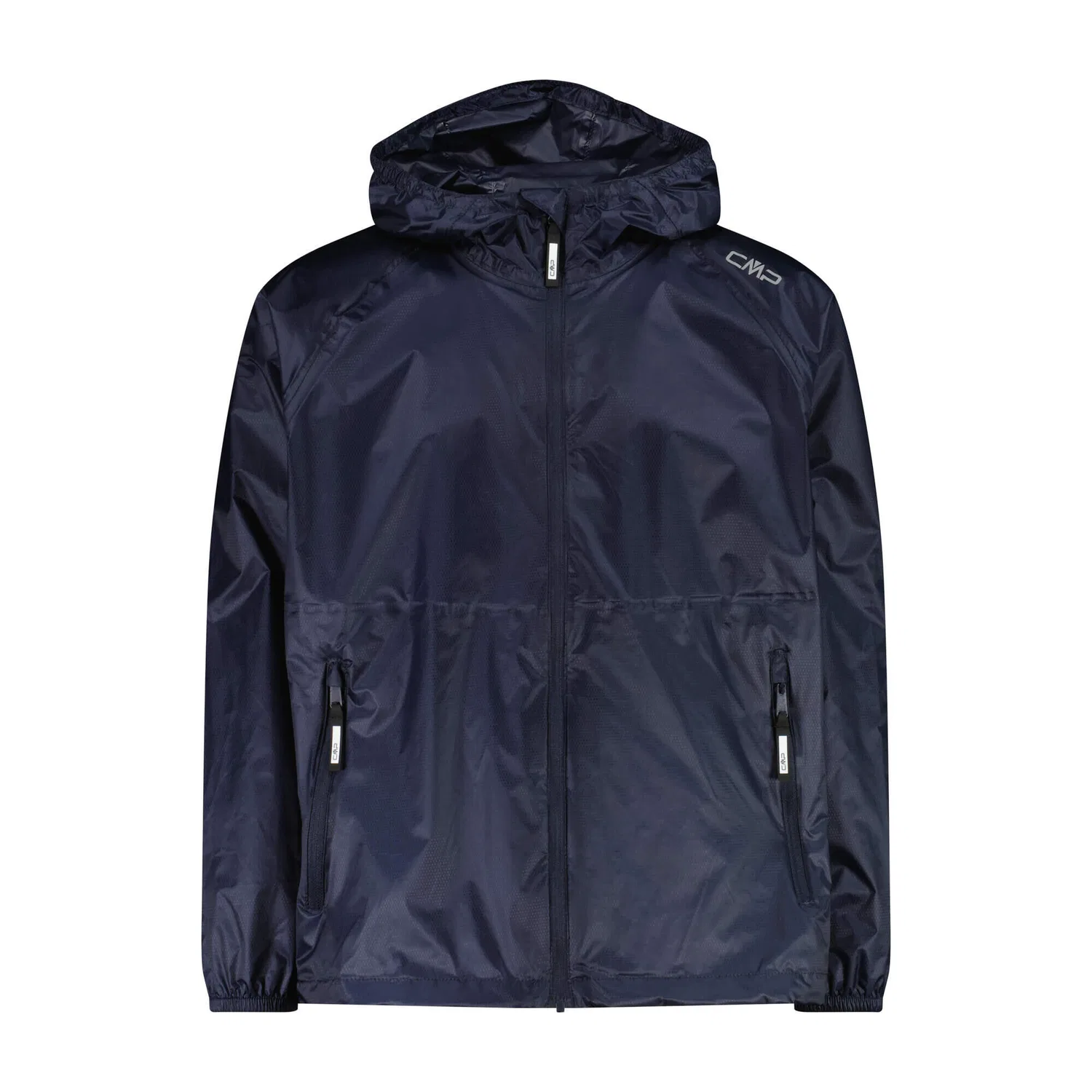 Детская дождевик с капюшоном KID JACKET RAIN FIX HOOD Cmp, Цвет Dunkelblau / Kosmosblau / Blau