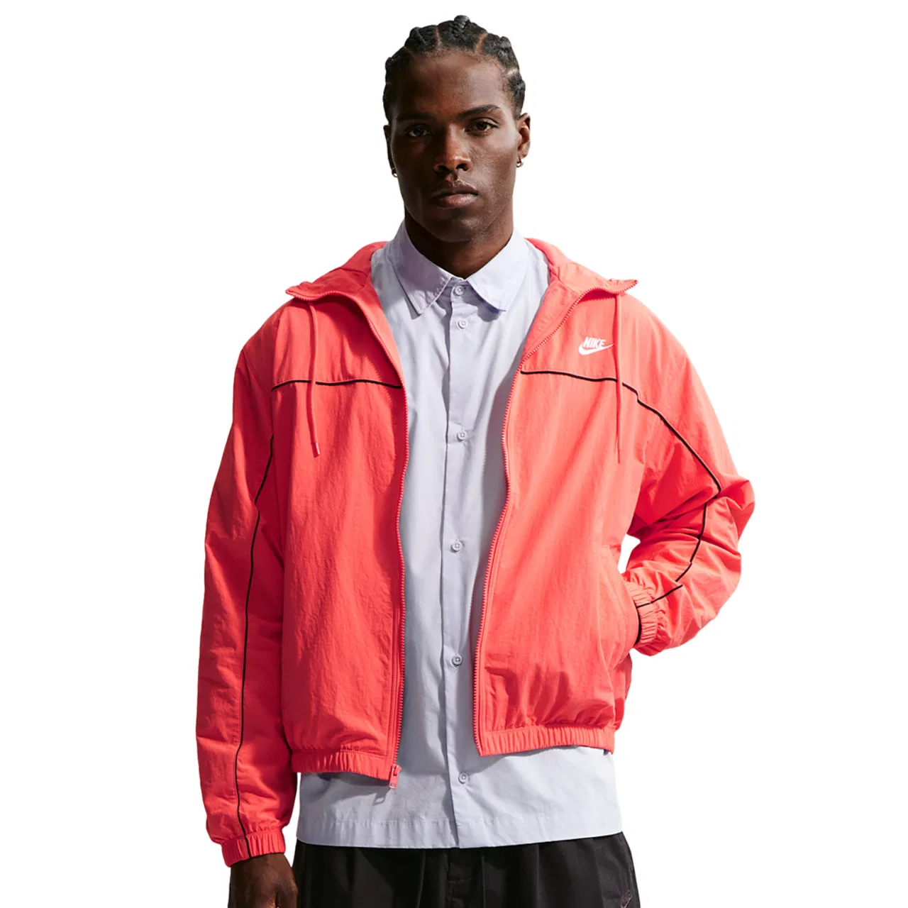 Мужская куртка Club Athlete HD Nike, цвет Magic Ember/University Red/Black