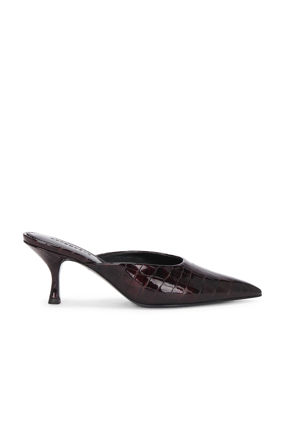 Мюли женские Mule Retrofete, цвет Burgundy Croco