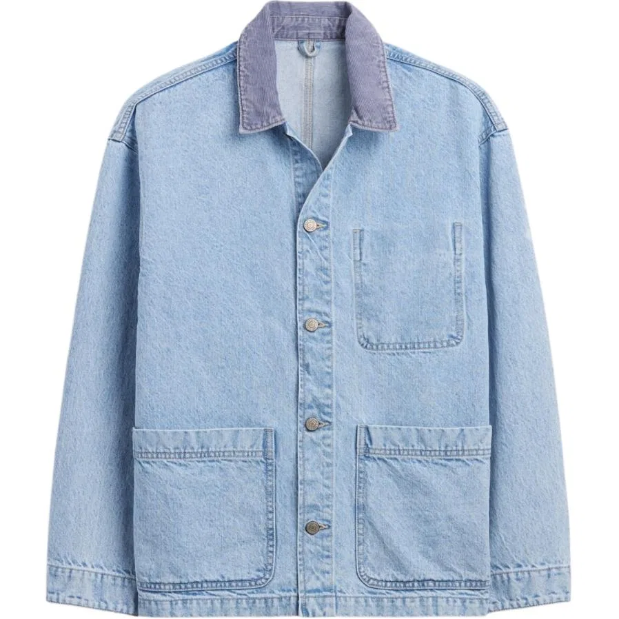 Мужская куртка с лацканами Light Blue GAP, Light Blue