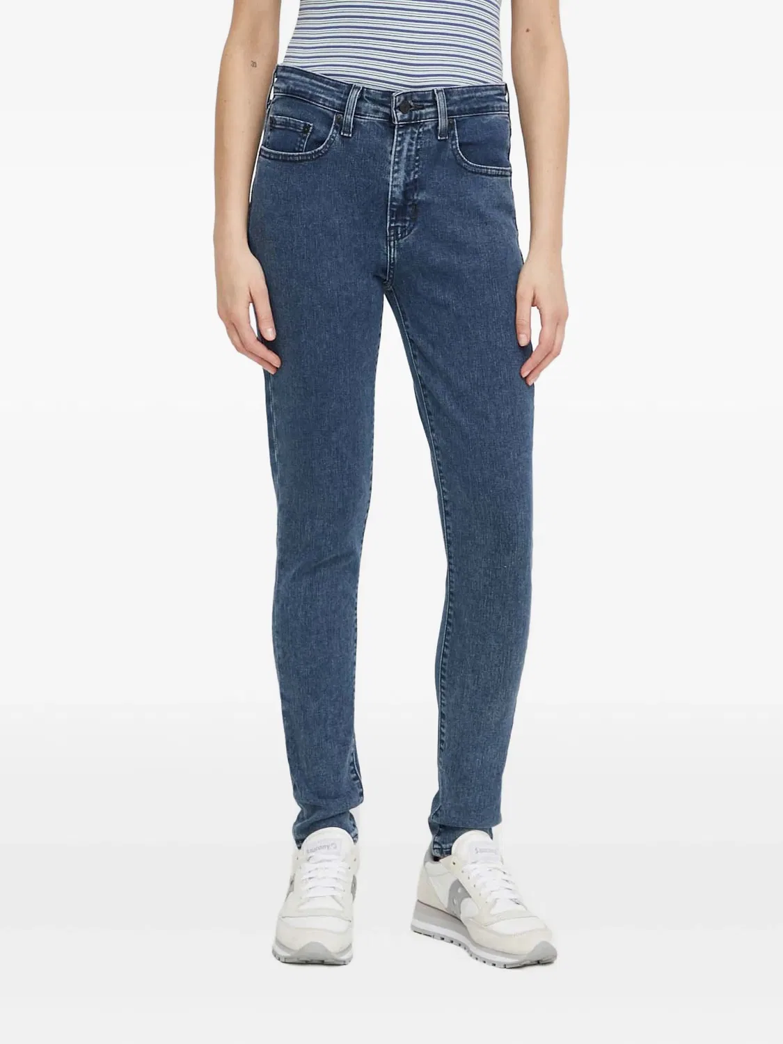 Джинсы с нашивкой-логотипом, синие Levi's, синий