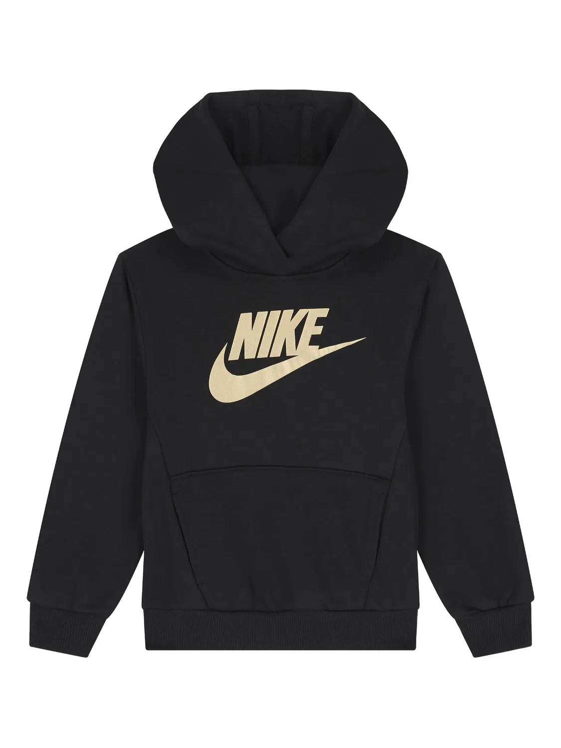 Свитшот с логотипом на капюшоне Nike, черный