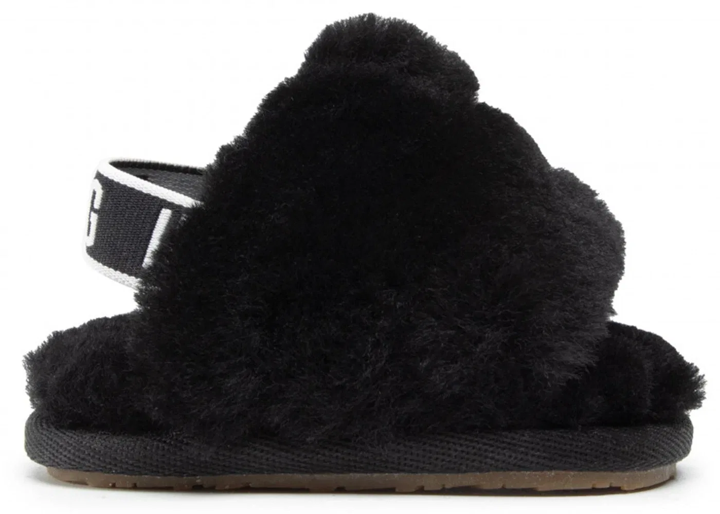 Детские сланцы UGG Fluff Yeah Slide, Black