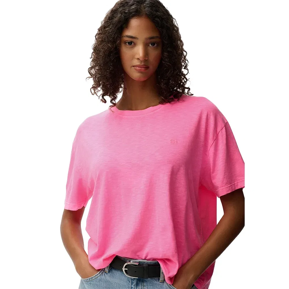 Женская футболка с коротким рукавом Studios Crew Superdry, Pink — фото 4