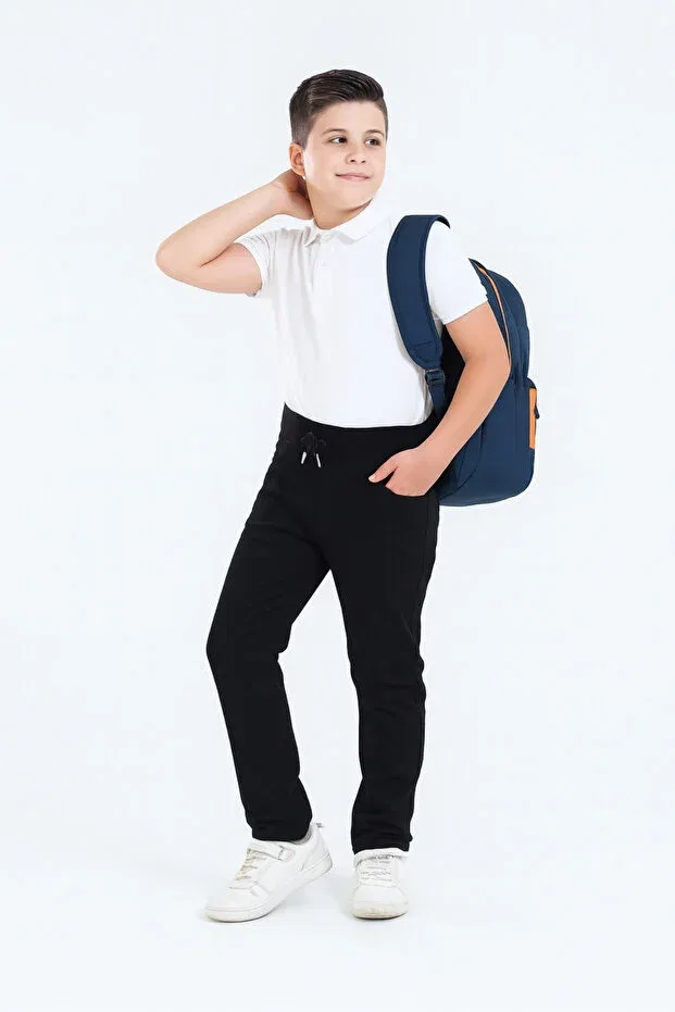 Детские брюки для мальчиков с камизолью Basics Giyicem Tekstil, Black — фото 3