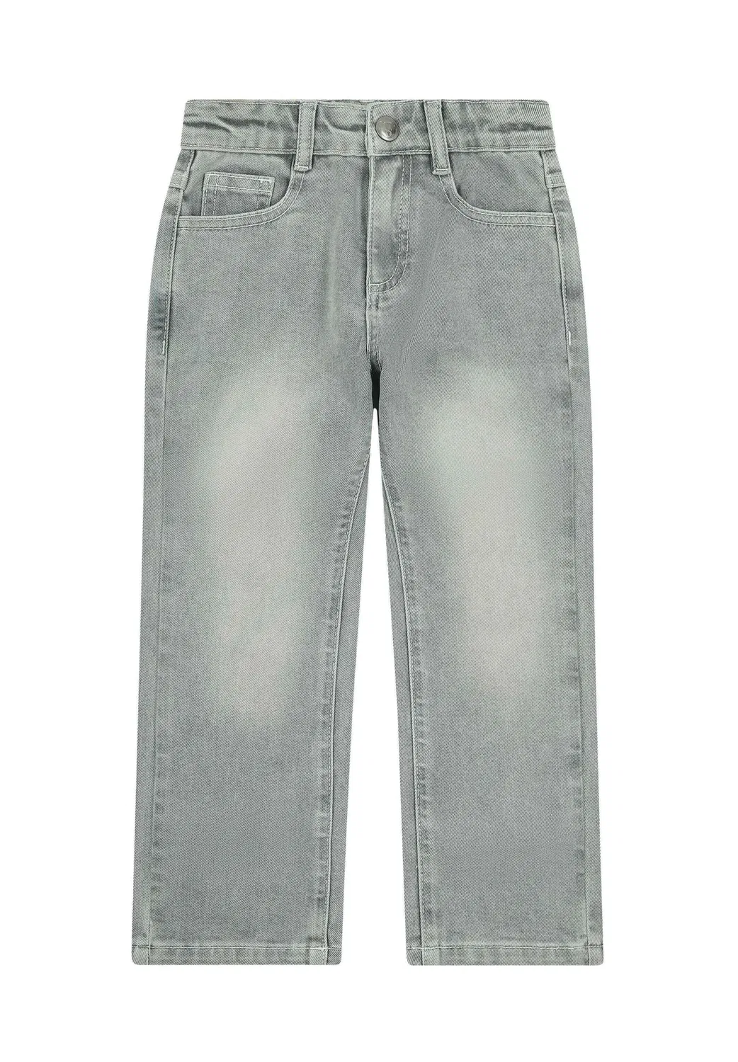 Jeanshose off to the moon, verstellbarer bund - straight leg jeans Steiff, Drizzle Melange