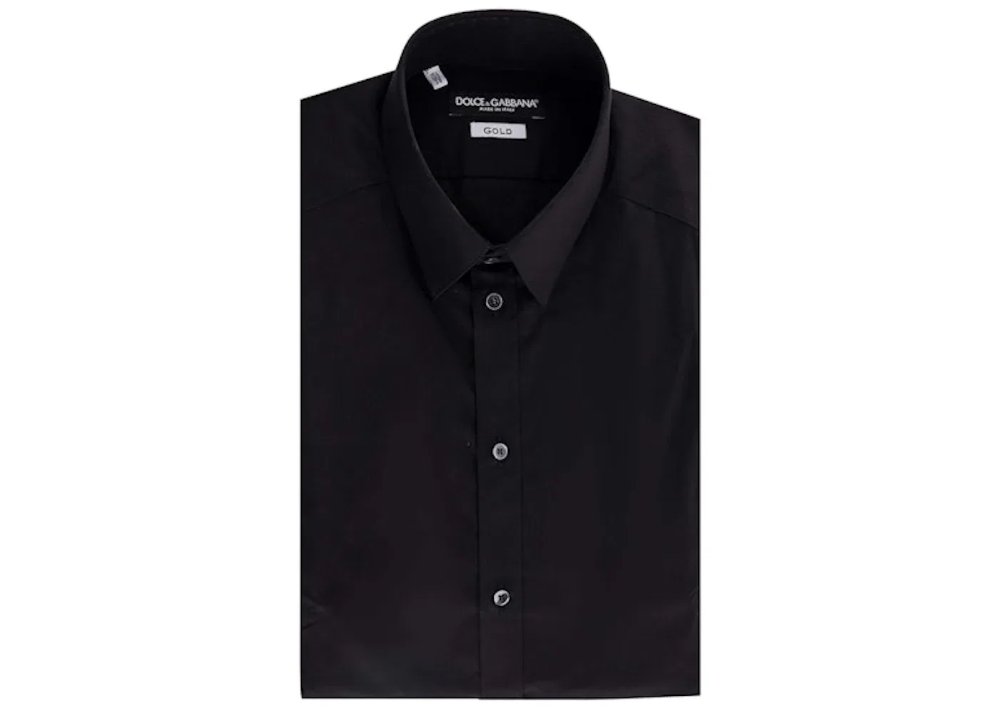 Мужская рубашка stretch cotton Dolce & Gabbana, Black