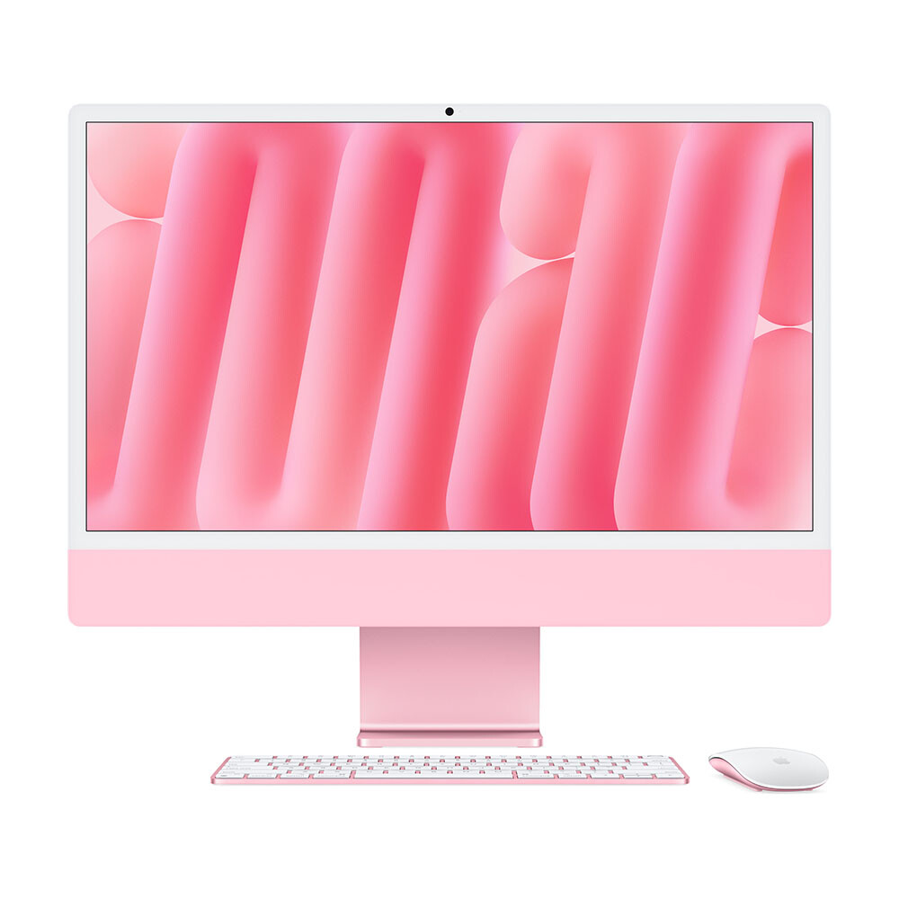 

Моноблок Apple iMac 24'' М4 (2024), 10 CPU/10 GPU, 24 ГБ/512 ГБ, Standard glass, Pink, английская клавиатура