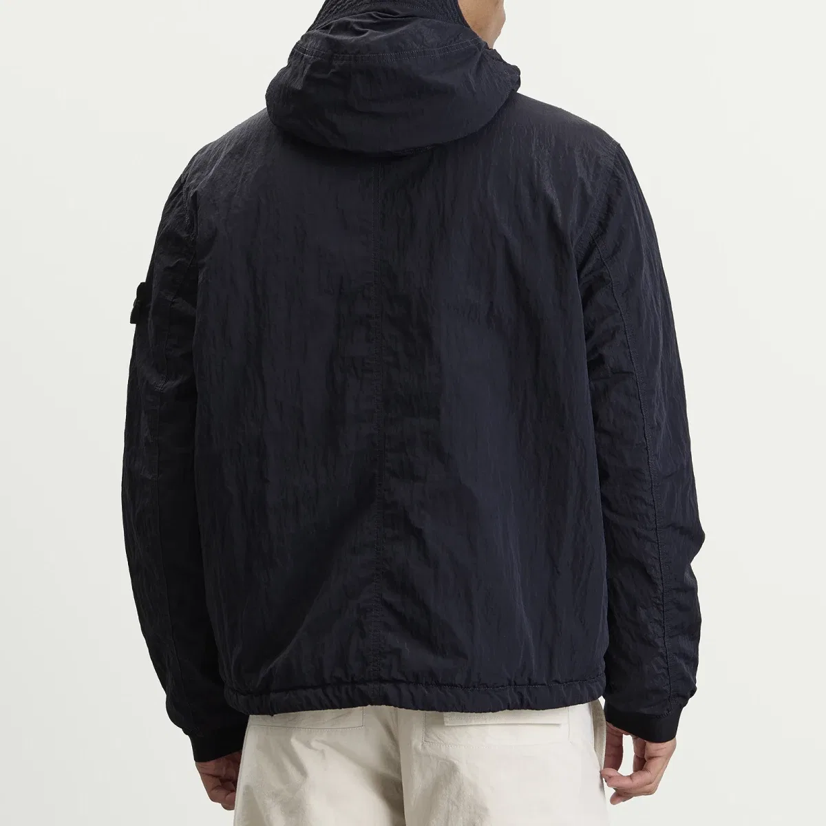 Куртка с капюшоном из нейлона Warp Rib Stone Island, Navy Blue — фото 3