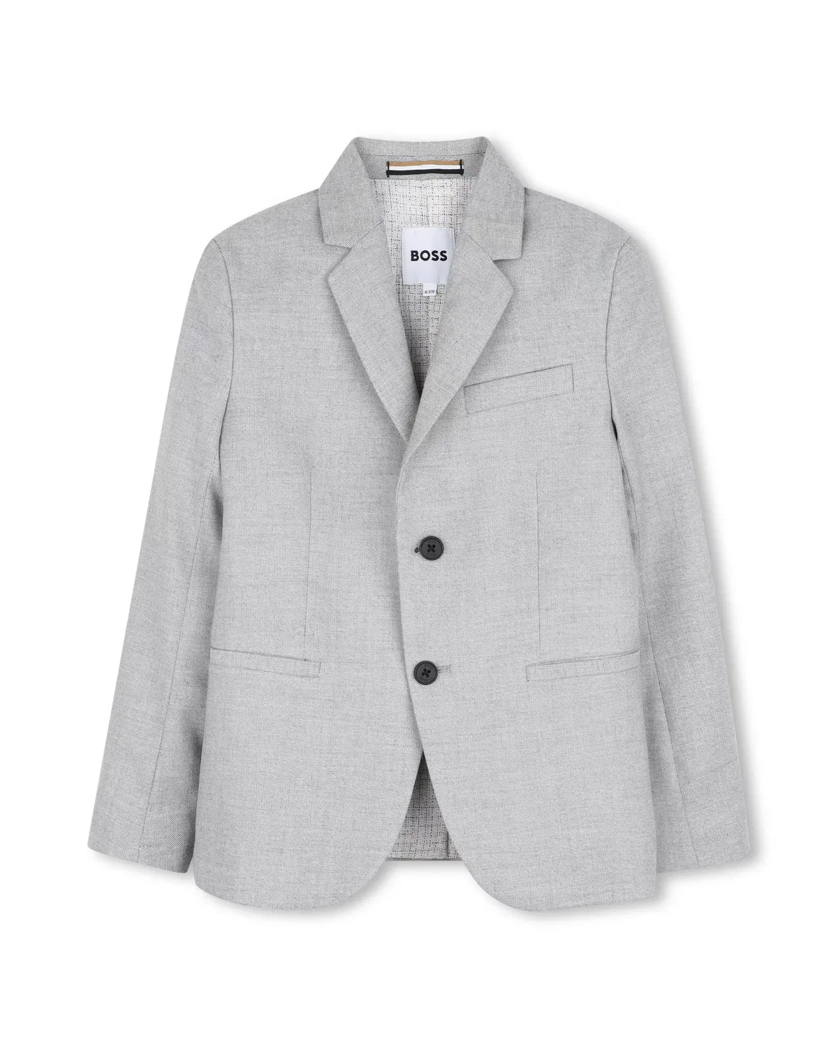 Детский пиджак для мальчиков из полиэстера BOSS Kidswear, Gris