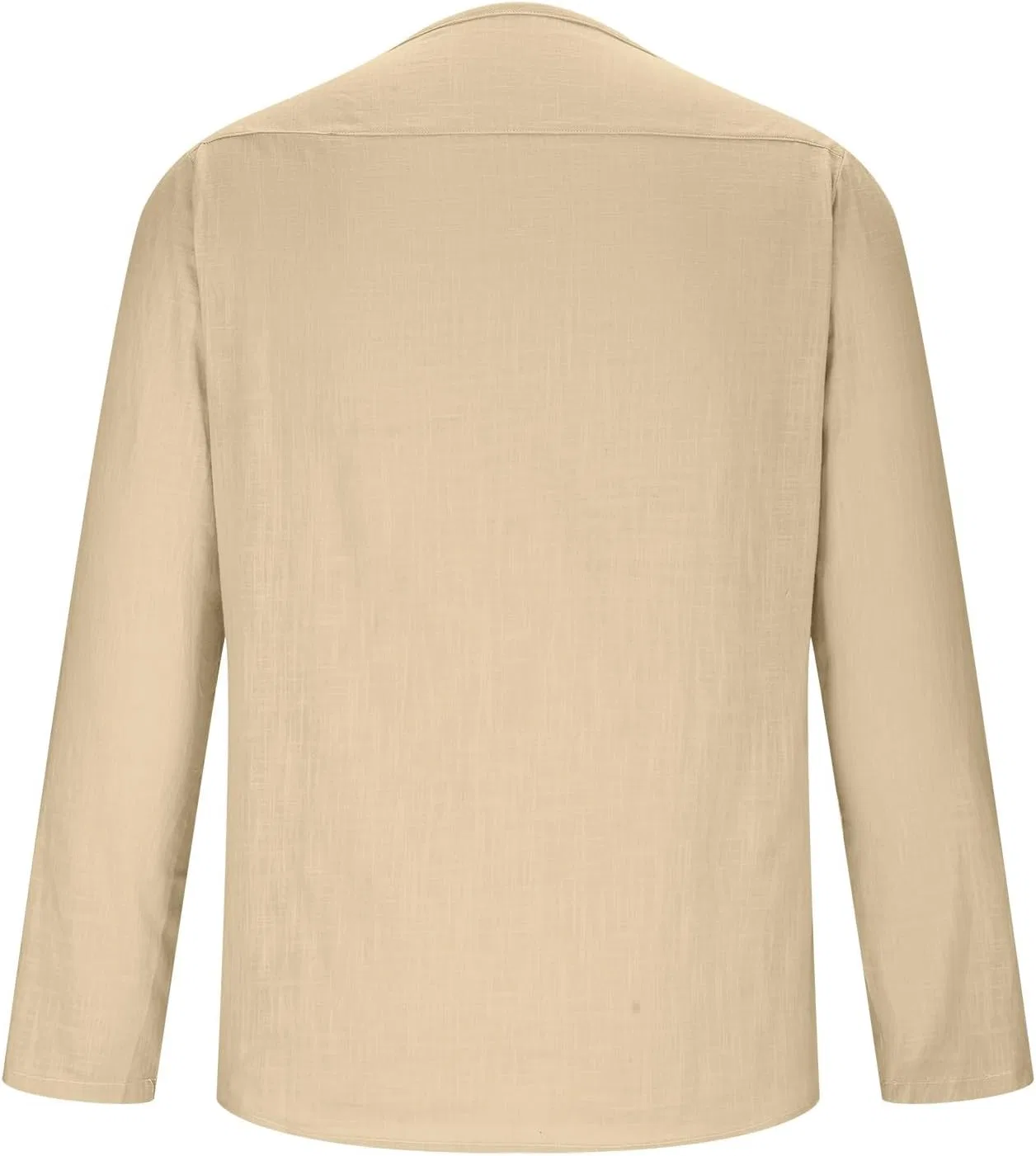 Мужская хлопковая футболка с круглым вырезом Regular Fit, Khaki — фото 3