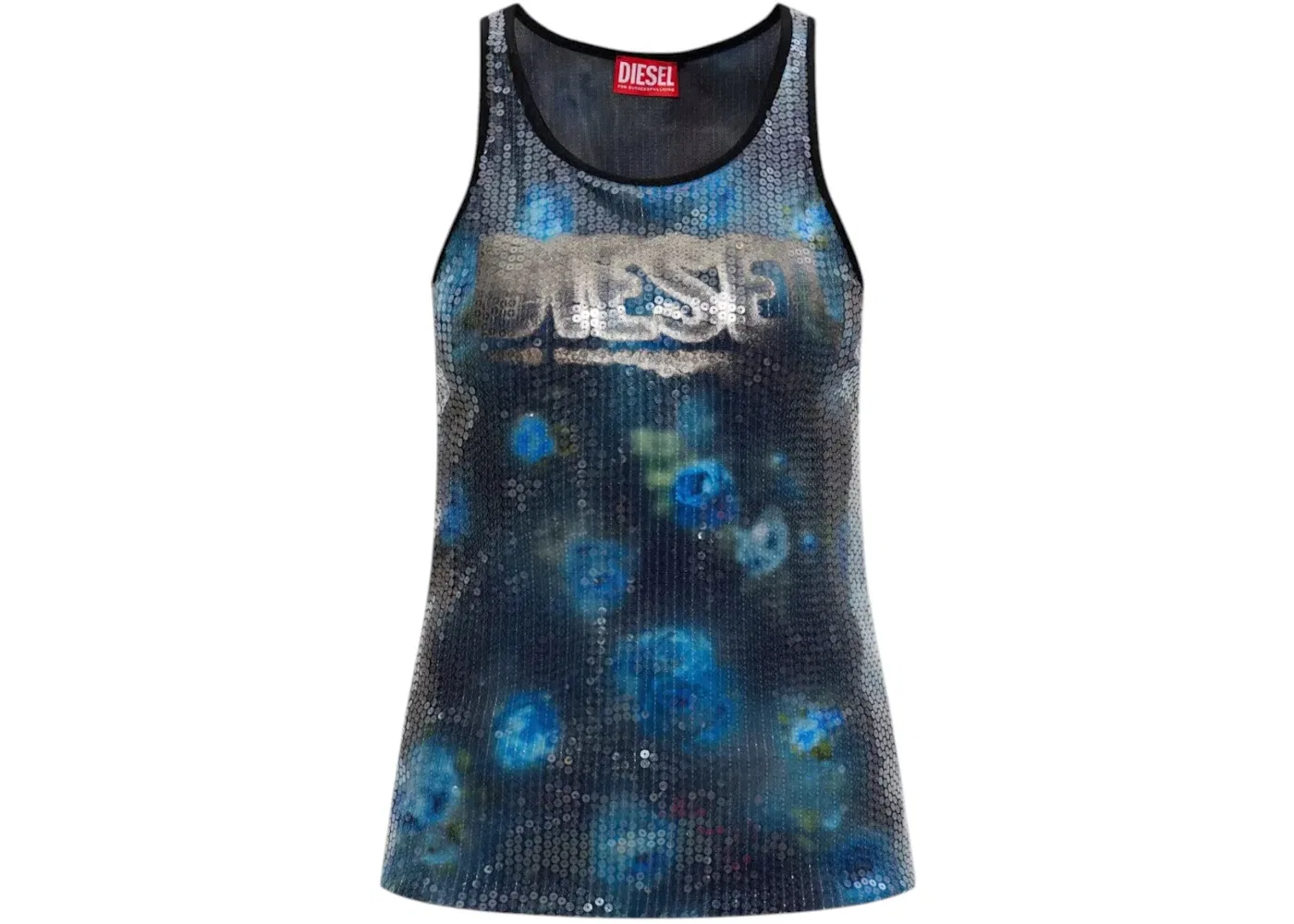 Женский топ-майка с принтом Top Diesel, Multicolor