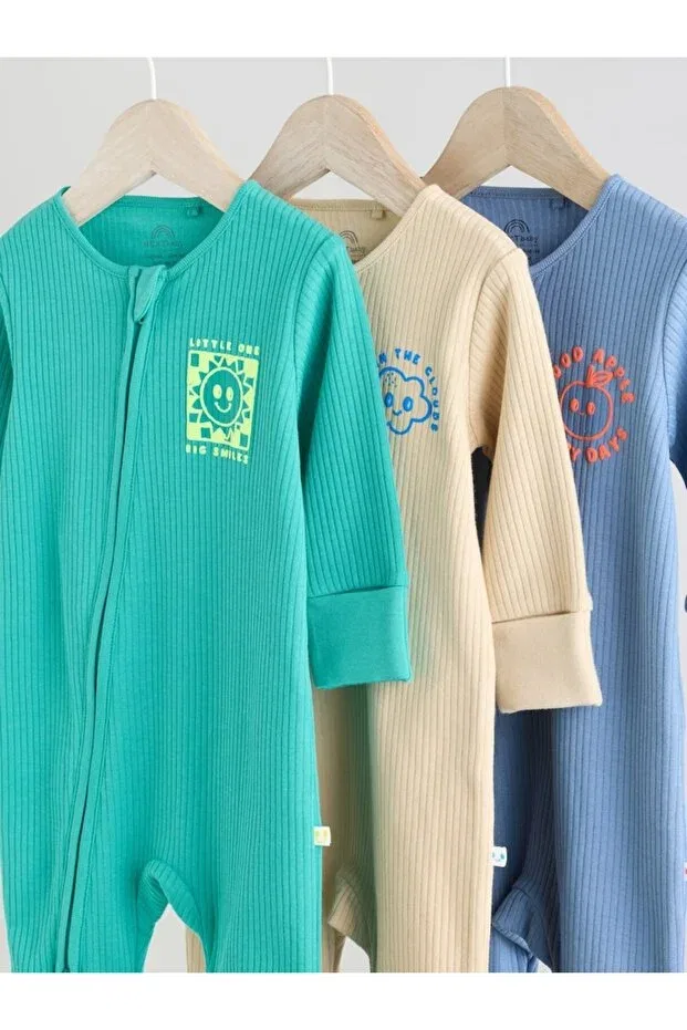 Детский комбинезон для новорожденных с принтом Next Baby, Multicolor — фото 3