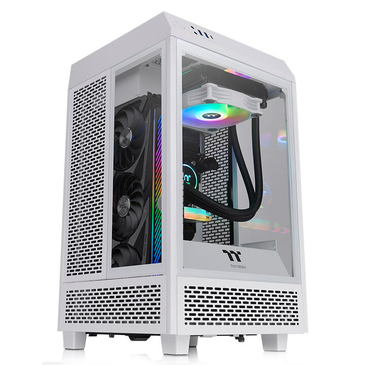 

Корпус Thermaltake The Tower 100, Mini Tower, белый