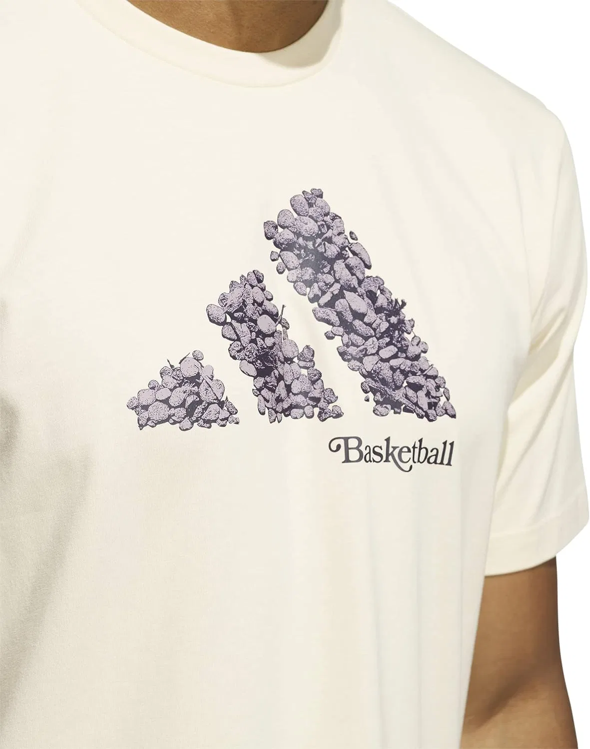 Футболка мужская adidas, цвет Crystal Sand — фото 2