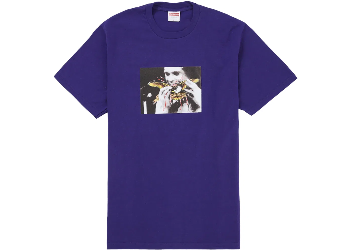Мужская футболка с принтом Supreme Anthero Ozzy Tee, Purple