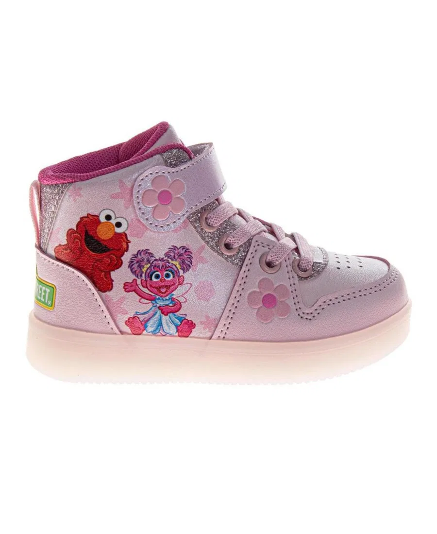 Высокие кеды с принтом Sesame Street, Pink — фото 4
