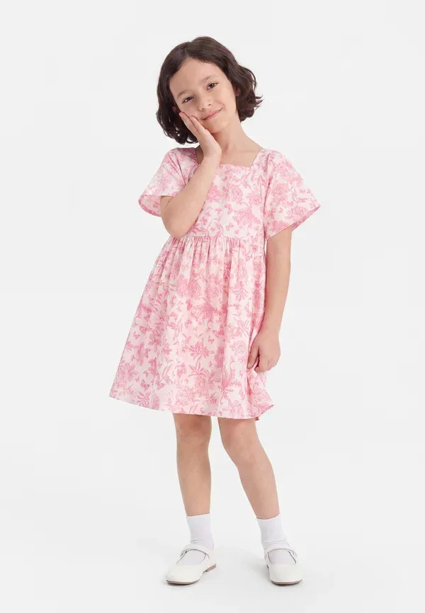 Платье с цветочным принтом Day dress Tartine Et Chocolat, hibiscus, цвет hibiscus