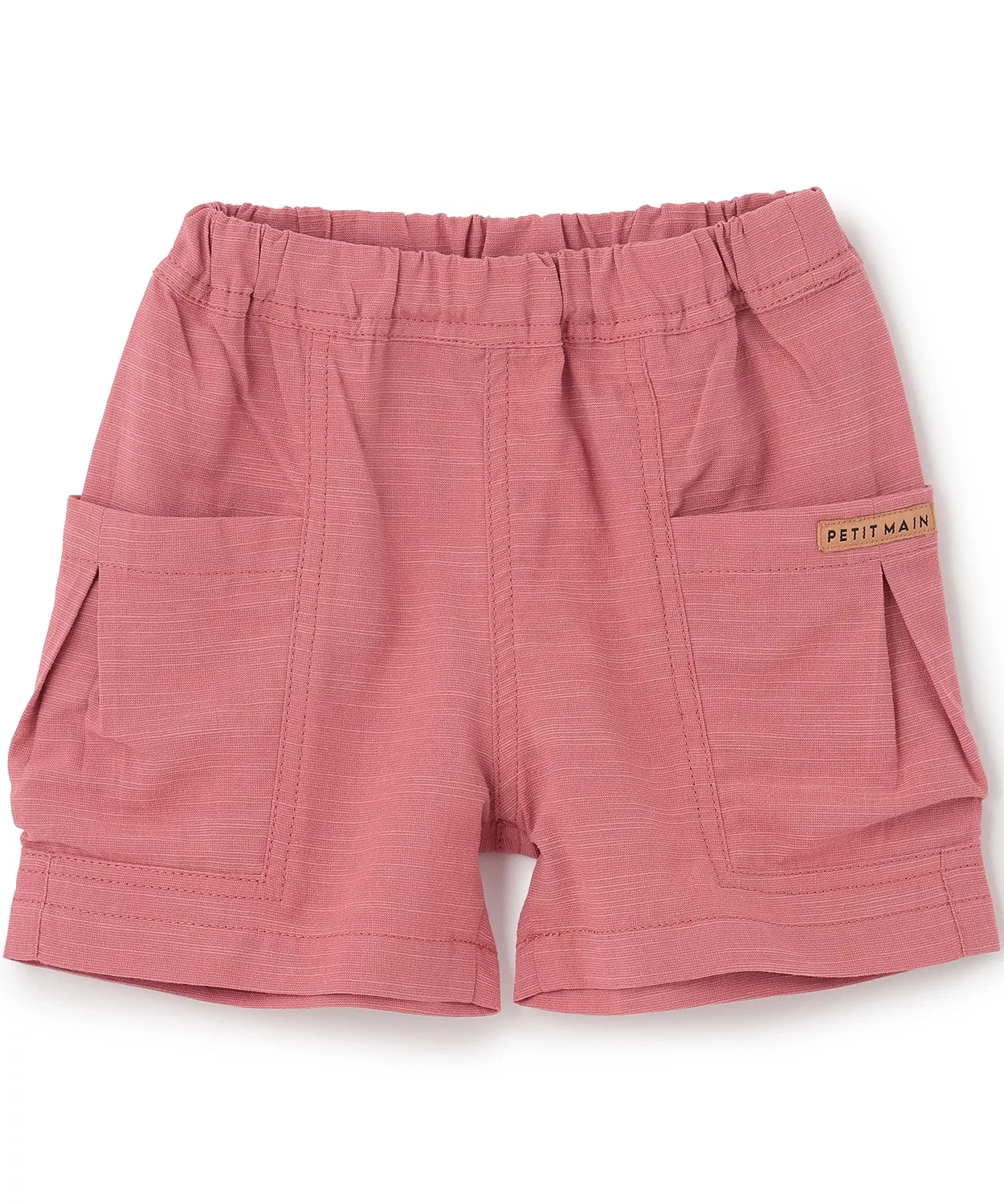 Детские шорты из хлопка и вискозы с контактной прохладой Petit Main, Baby Pink