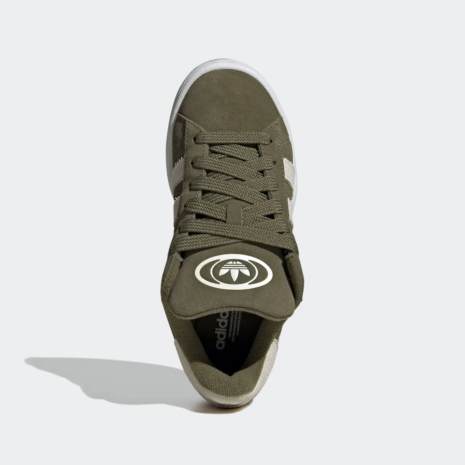 Детские кроссовки Campus 00s Adidas Originals, Medium Dark Khaki / Off White / Cloud White — фото 4