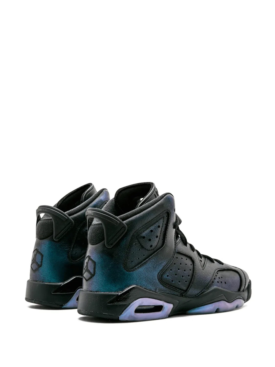 Кроссовки Air Jordan 6 Retro BG "All-Star - Chameleon", черный — фото 3