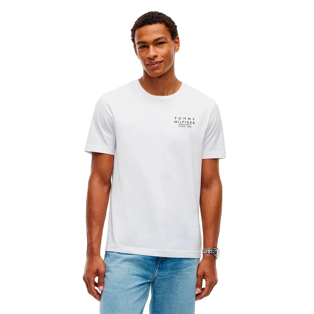 Мужская футболка с принтом Americana Back Tommy hilfiger, White