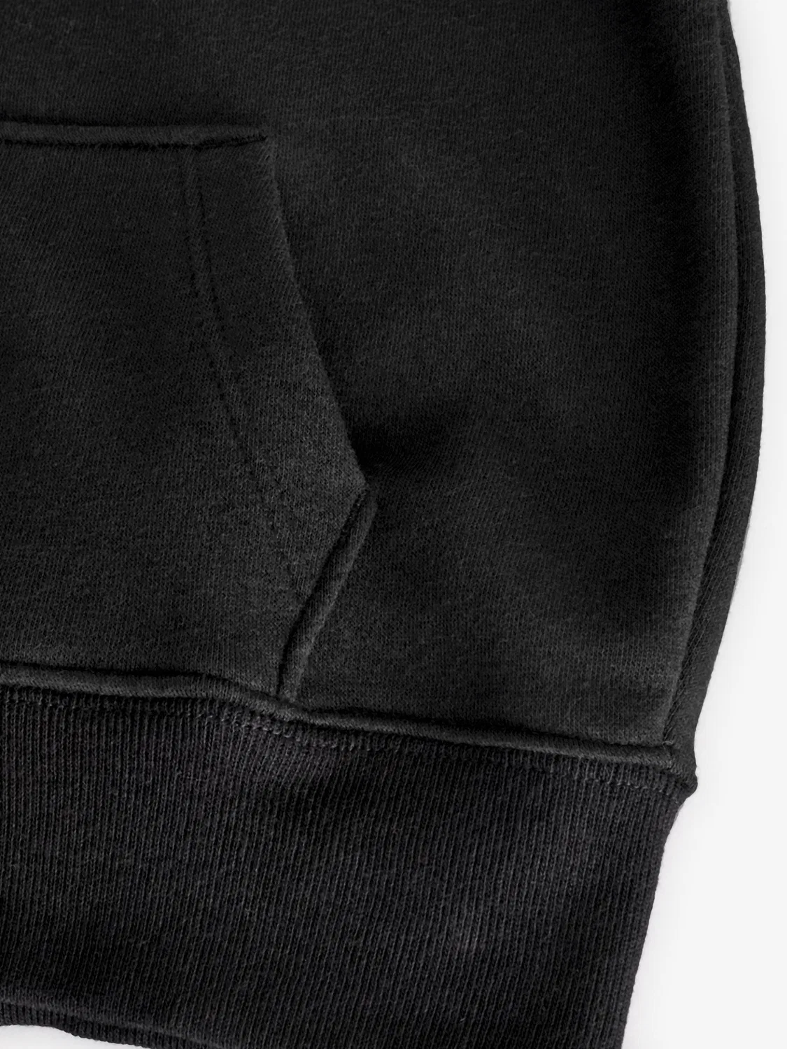 Худи Gap Black Vintage Logo Zip Up Hoodie, черный — фото 3
