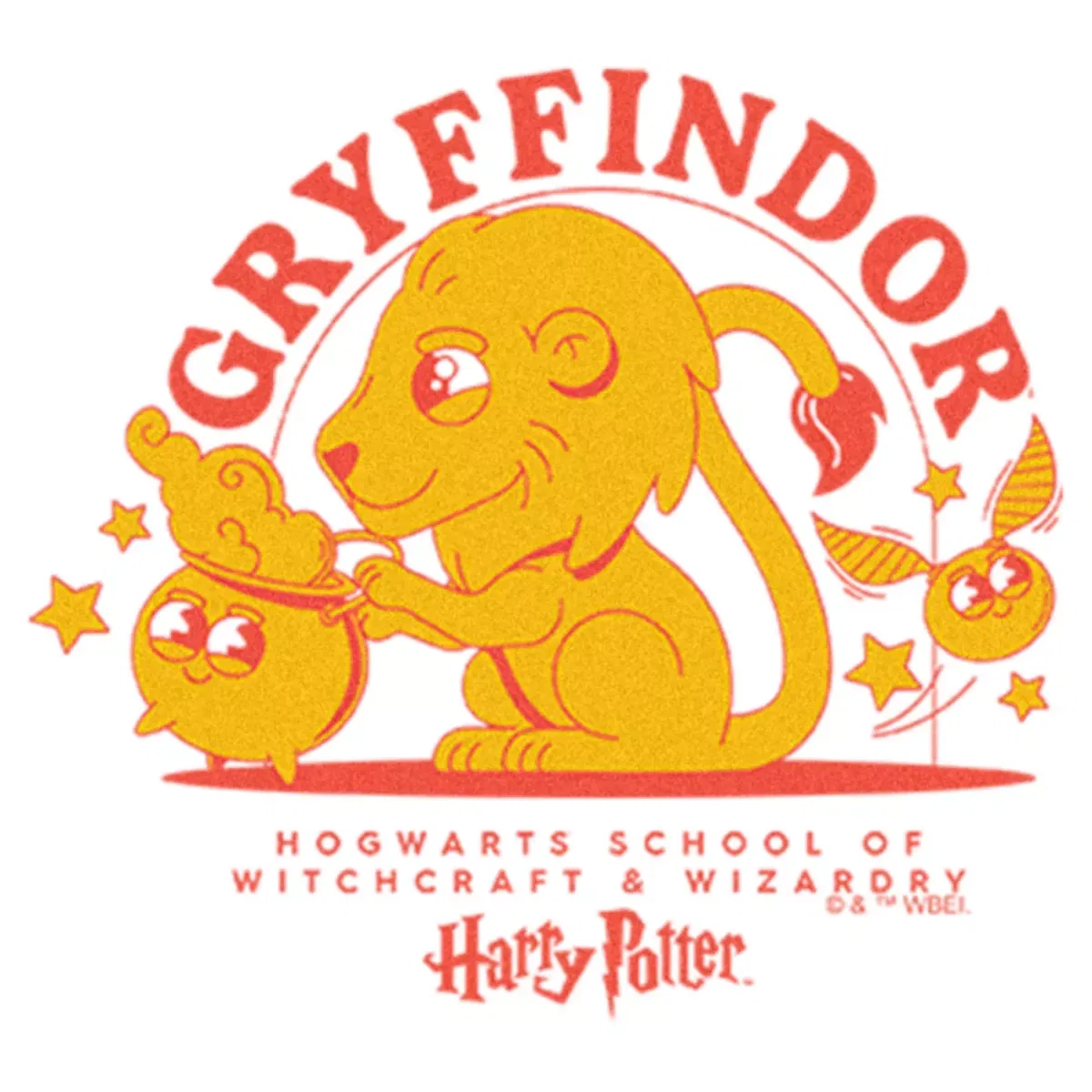 Детский боди с коротким рукавом Harry Potter, Gryffindor, Белый — фото 2