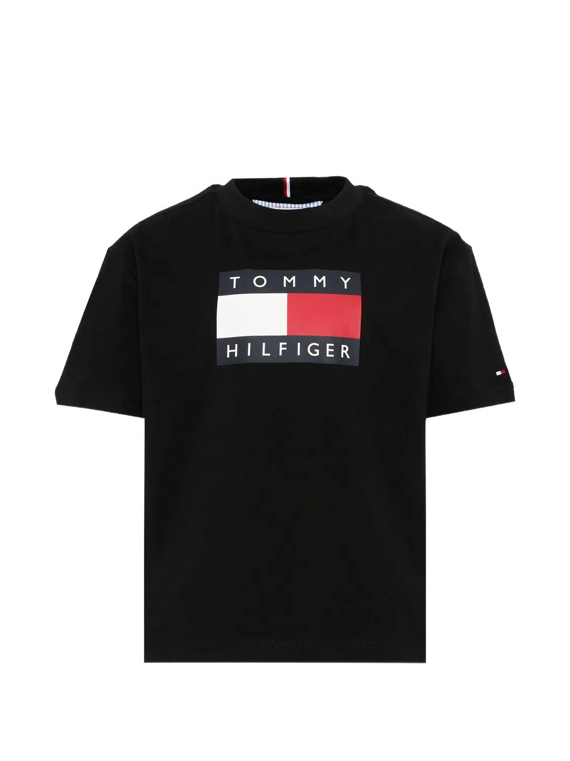 Футболка с логотипом Tommy Hilfiger Junior, черный